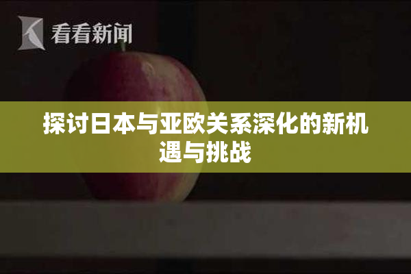 探讨日本与亚欧关系深化的新机遇与挑战