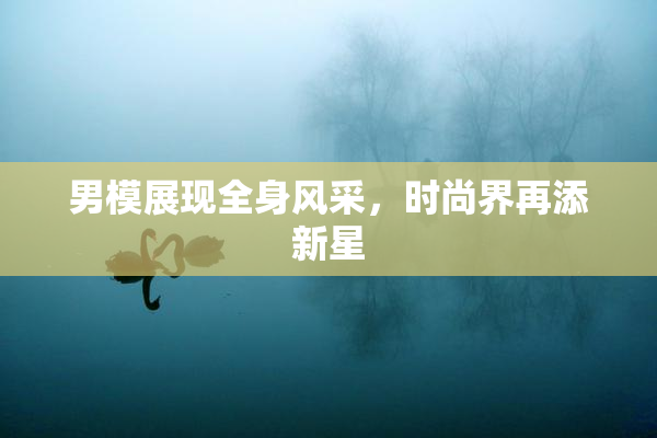 男模展现全身风采，时尚界再添新星
