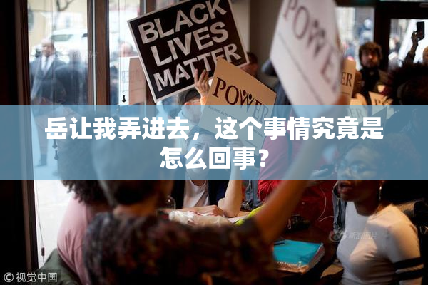 岳让我弄进去，这个事情究竟是怎么回事？
