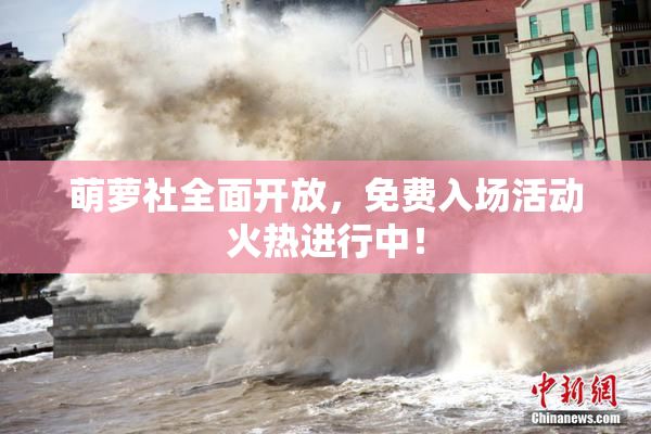 萌萝社全面开放，免费入场活动火热进行中！