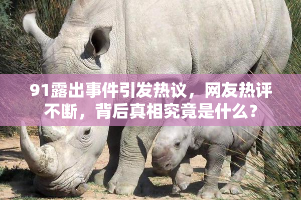 91露出事件引发热议，网友热评不断，背后真相究竟是什么？