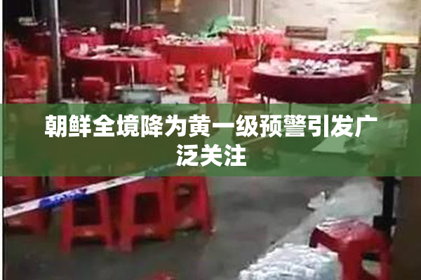 朝鲜全境降为黄一级预警引发广泛关注