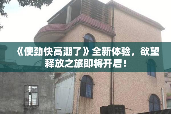 《使劲快高潮了》全新体验，欲望释放之旅即将开启！