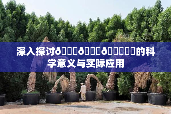 深入探讨🍆🍑🔞❌‌的科学意义与实际应用