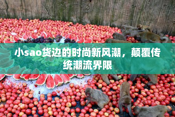 小sao货边的时尚新风潮，颠覆传统潮流界限
