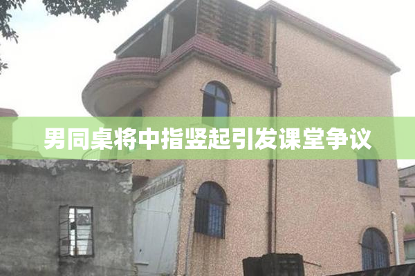男同桌将中指竖起引发课堂争议