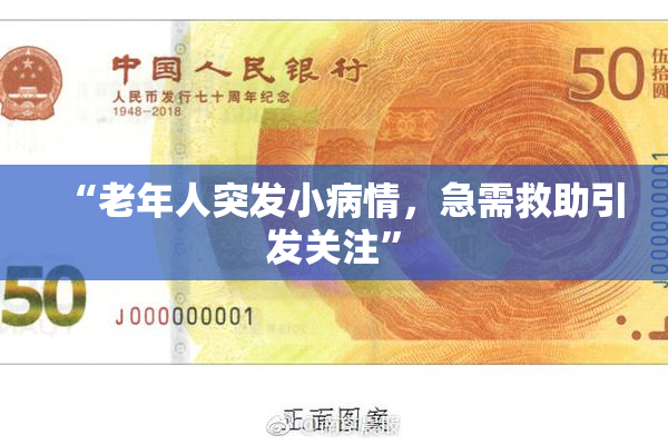 “老年人突发小病情，急需救助引发关注”