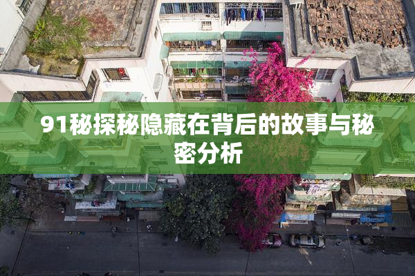 91秘探秘隐藏在背后的故事与秘密分析