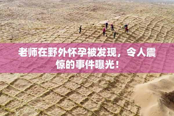 老师在野外怀孕被发现，令人震惊的事件曝光！