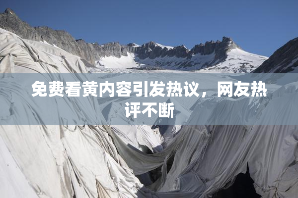 免费看黄内容引发热议，网友热评不断