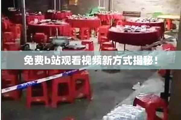 免费b站观看视频新方式揭秘！