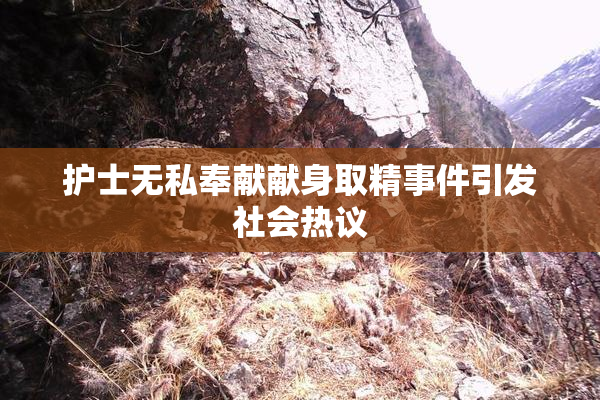 护士无私奉献献身取精事件引发社会热议