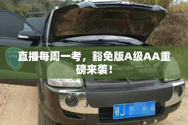 直播每周一考，豁免版A级AA重磅来袭！