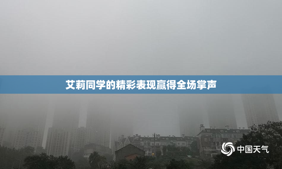 艾莉同学的精彩表现赢得全场掌声
