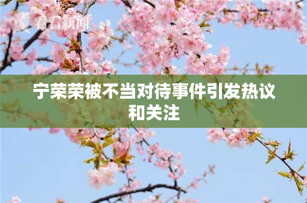 宁荣荣被不当对待事件引发热议和关注