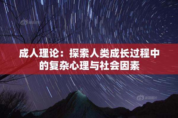 成人理论：探索人类成长过程中的复杂心理与社会因素