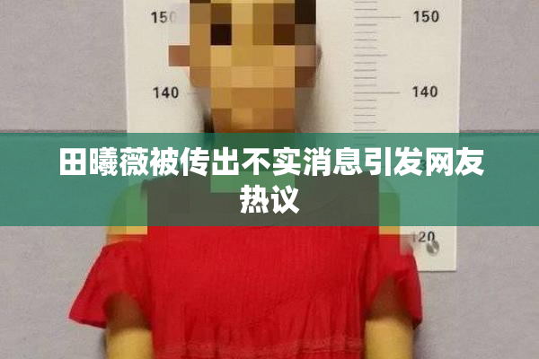 田曦薇被传出不实消息引发网友热议