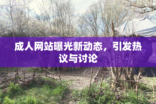 成人网站曝光新动态，引发热议与讨论