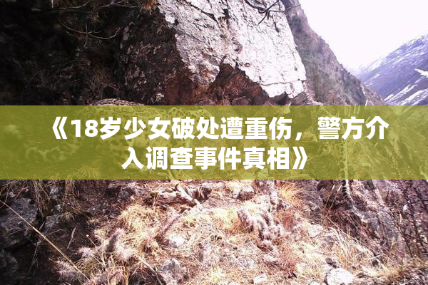 《18岁少女破处遭重伤，警方介入调查事件真相》