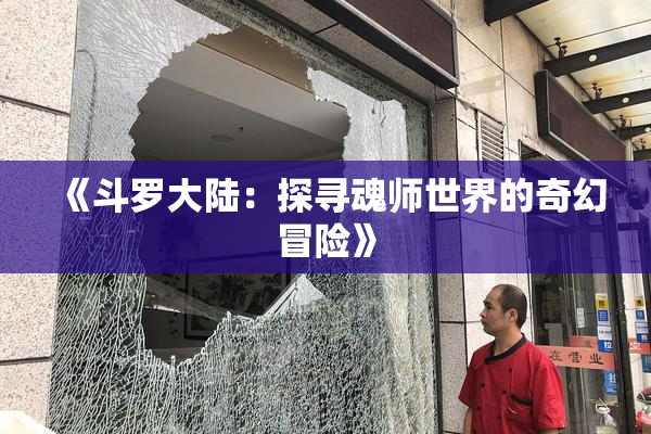 《斗罗大陆：探寻魂师世界的奇幻冒险》