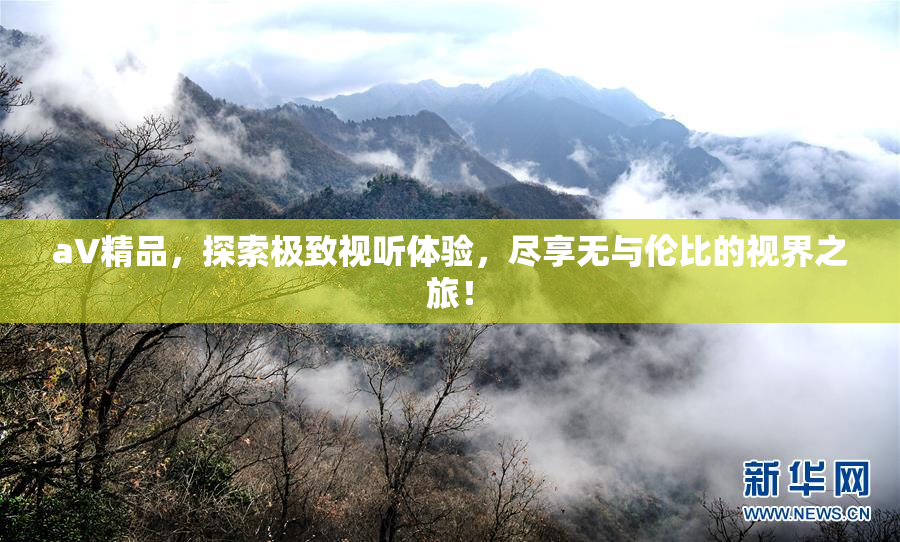 aV精品，探索极致视听体验，尽享无与伦比的视界之旅！