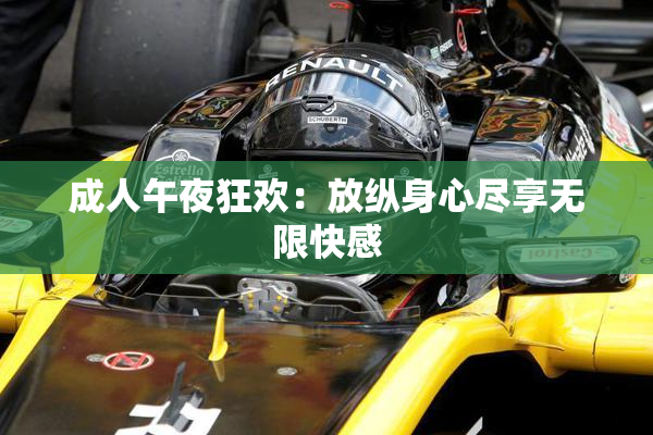 成人午夜狂欢：放纵身心尽享无限快感