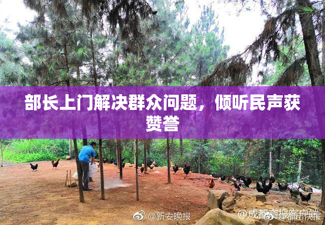 部长上门解决群众问题，倾听民声获赞誉