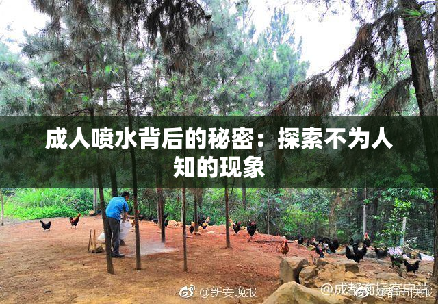 成人喷水背后的秘密：探索不为人知的现象