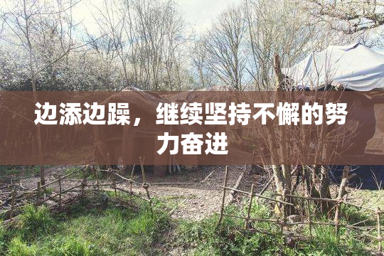 边添边躁，继续坚持不懈的努力奋进