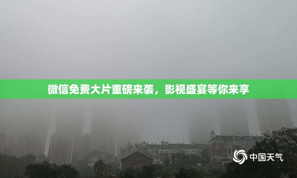 微信免费大片重磅来袭，影视盛宴等你来享