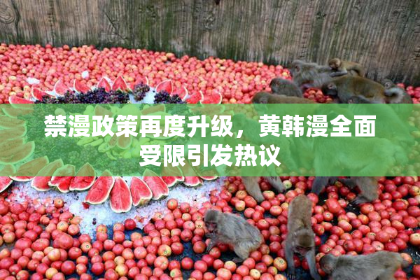禁漫政策再度升级，黄韩漫全面受限引发热议