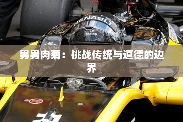 男男肉菊：挑战传统与道德的边界
