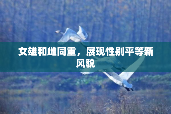 女雄和雌同重，展现性别平等新风貌