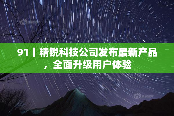 91丨精锐科技公司发布最新产品，全面升级用户体验