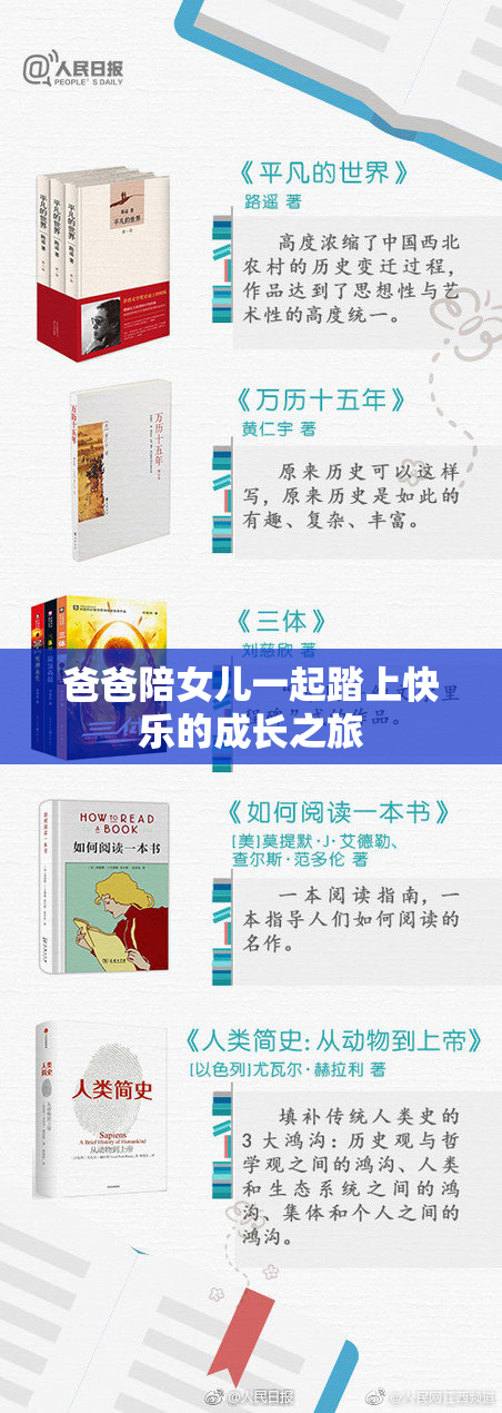 爸爸陪女儿一起踏上快乐的成长之旅
