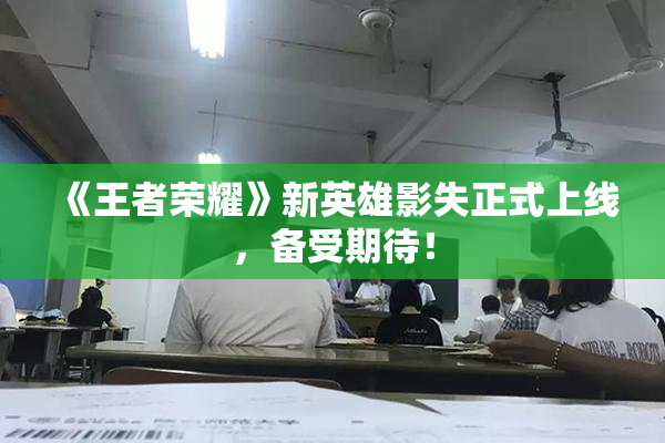 《王者荣耀》新英雄影失正式上线，备受期待！