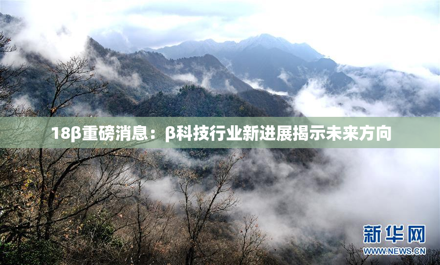 18β重磅消息：β科技行业新进展揭示未来方向
