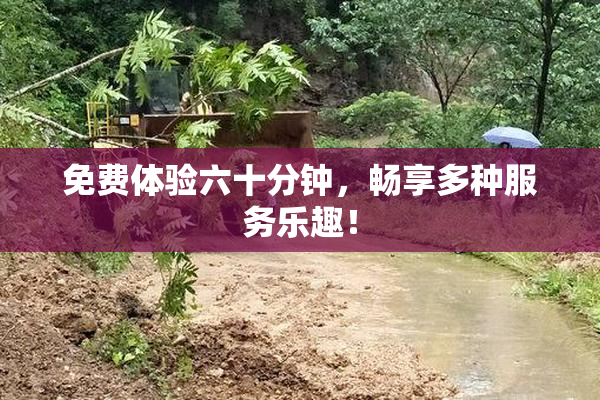 免费体验六十分钟，畅享多种服务乐趣！