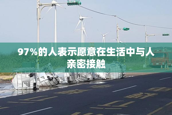 97%的人表示愿意在生活中与人亲密接触