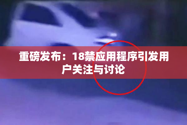 重磅发布：18禁应用程序引发用户关注与讨论