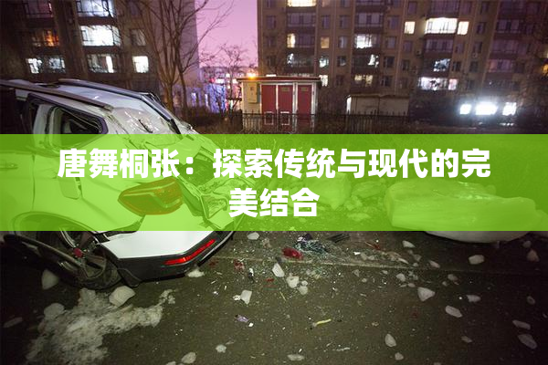 唐舞桐张：探索传统与现代的完美结合