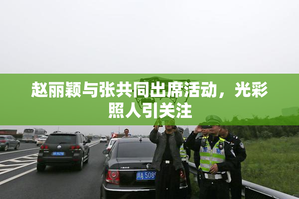 赵丽颖与张共同出席活动，光彩照人引关注