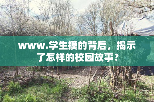 www.学生摸的背后，揭示了怎样的校园故事？