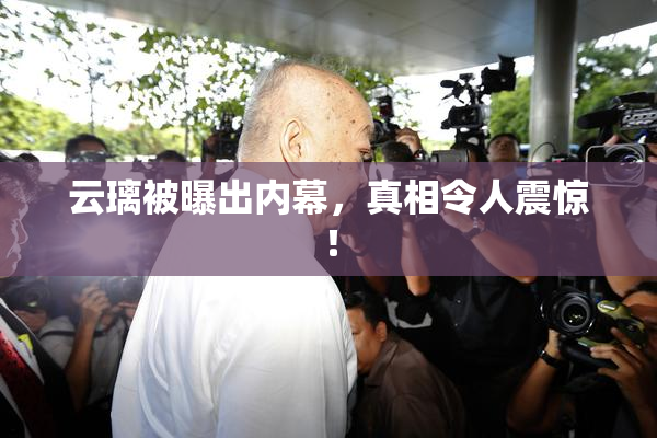 云璃被曝出内幕，真相令人震惊！