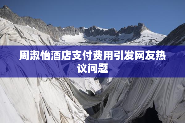 周淑怡酒店支付费用引发网友热议问题