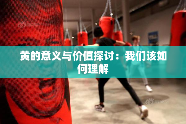 黄的意义与价值探讨：我们该如何理解