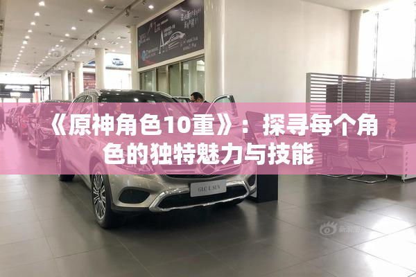 《原神角色10重》：探寻每个角色的独特魅力与技能