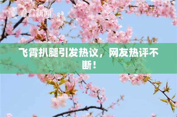 飞霄扒腿引发热议，网友热评不断！