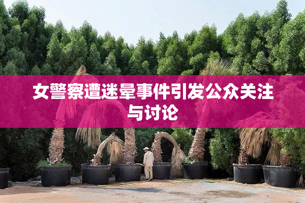 女警察遭迷晕事件引发公众关注与讨论