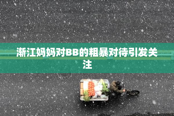 渐江妈妈对BB的粗暴对待引发关注
